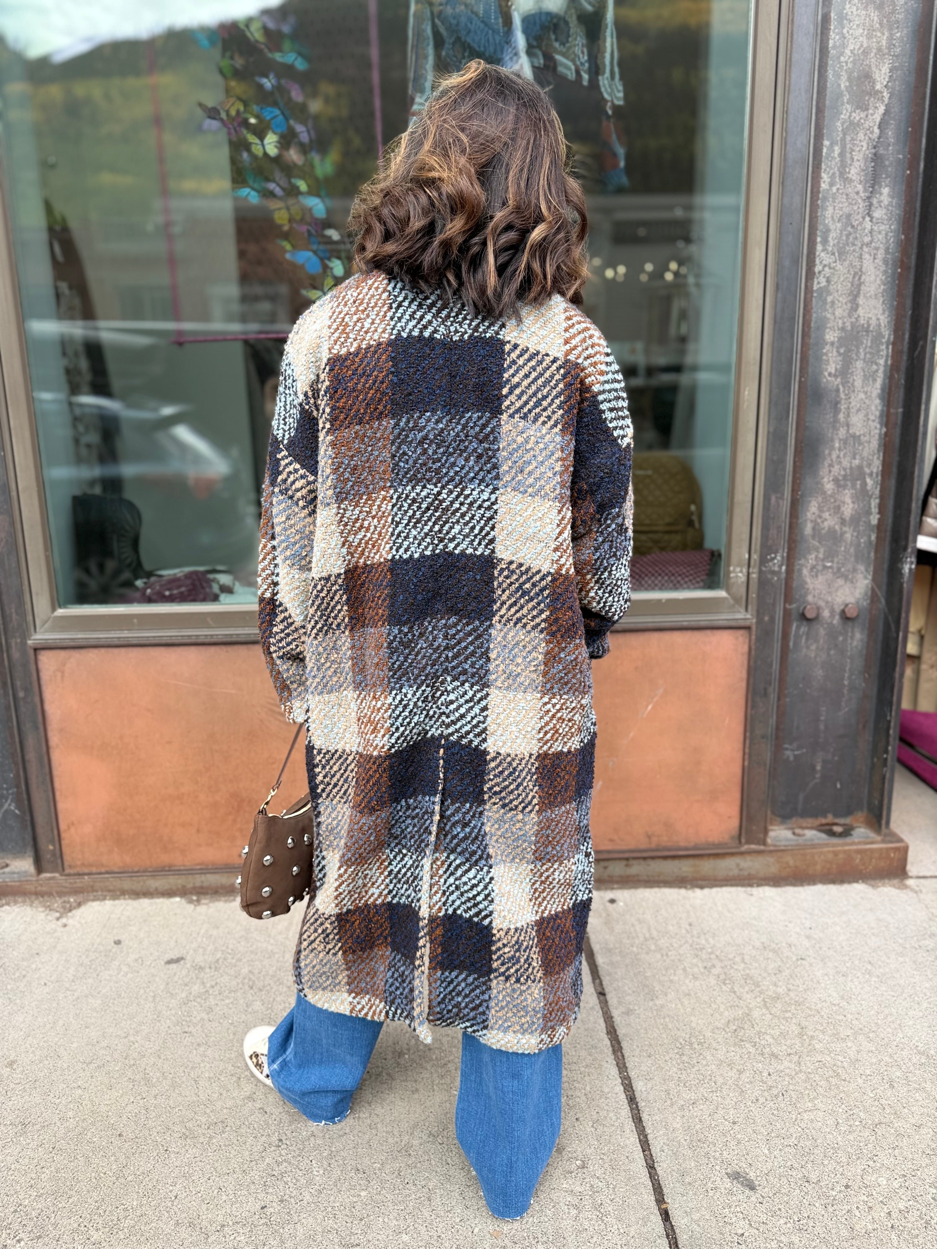 Hannes Plaid Coat